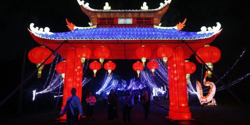 Imagem referente a Esculturas chinesas embelezam Jardim Botânico de São Paulo