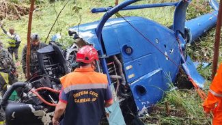 Menina sobrevivente de acidente de helicóptero deve ter alta hoje