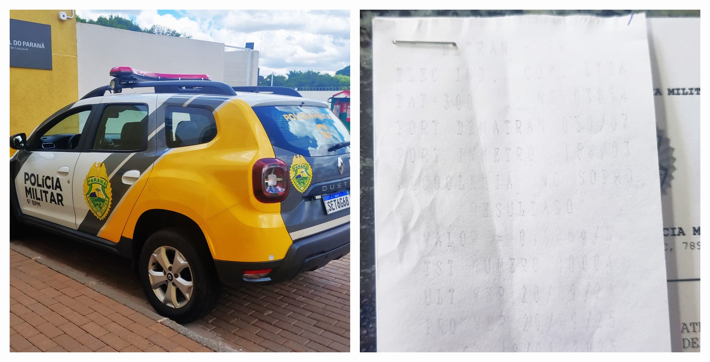 Motorista de Palio é detido após se envolver em acidente em Céu Azul