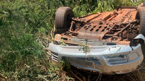 Imagem referente a Capotamento de veículo deixa jovem ferido em Palotina