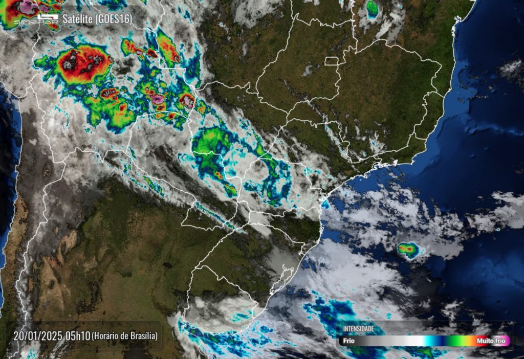 Previsão de início de semana com chuva para Cascavel