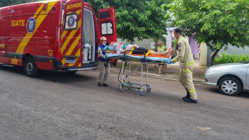 Imagem referente a Idoso de 80 anos sofre queda em casa e é socorrido pelo Siate 