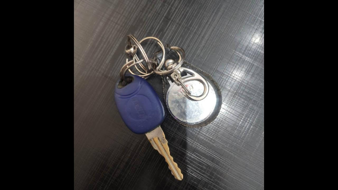 Foi encontrada uma chave no bairro Centro
