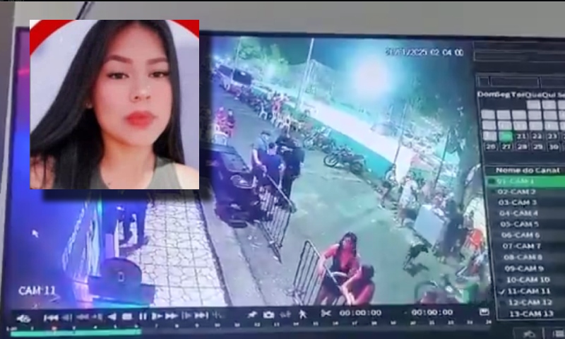 Câmera registra momento em que gestante é morta durante troca de tiros