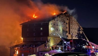 Imagem referente a Turquia: mortos por incêndio em hotel de esqui chegam a 76