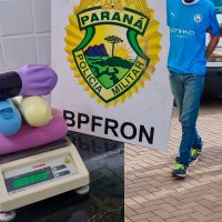 Imagem referente a Torcedor do Manchester City é preso com haxixe escondidos em objetos com formatos fálicos na Rodoviária de Cascavel