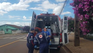 Imagem referente a Com suspeita de infarto, mulher é socorrida pelo Samu na Avenida Gralha Azul