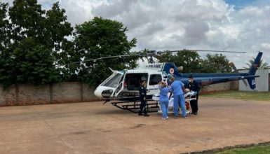 Imagem referente a Paciente com infarto agudo do miocárdio é trazido a Cascavel de helicóptero