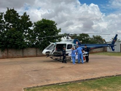 Imagem referente a Paciente com infarto agudo do miocárdio é trazido a Cascavel de helicóptero