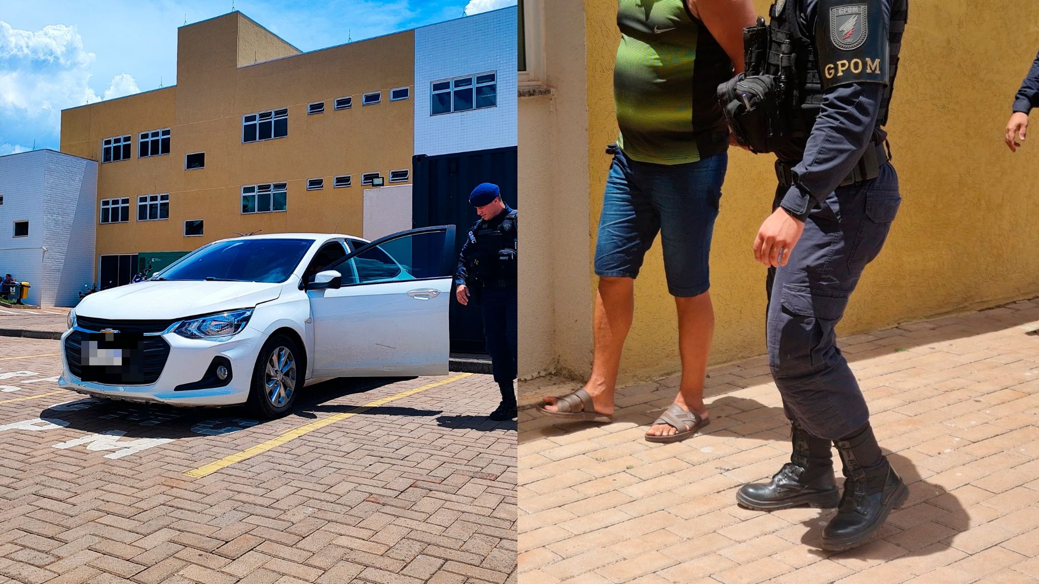 GPOM recupera carro com alerta de furto no Cancelli e homem é detido GPOM recupera carro com alerta de furto no Cancelli e homem é detido