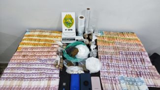 PMPR apreende drogas em residência e prende quatro pessoas em Guaratuba