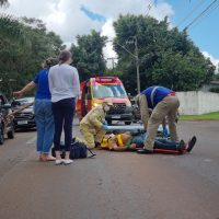 Imagem referente a Idoso é socorrido na Rua Salgado Filho, no Bairro Cancelli