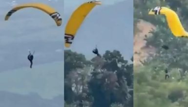 Imagem referente a Turista turca morre após queda de parapente durante competição