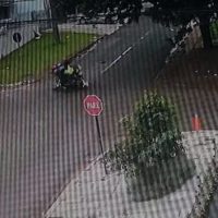 Imagem referente a Câmera registra acidente entre motos no Claudete