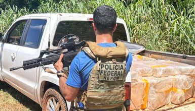 Imagem referente a Operação Policial em Foz do Iguaçu apreende uma tonelada de maconha vinda do Paraguai