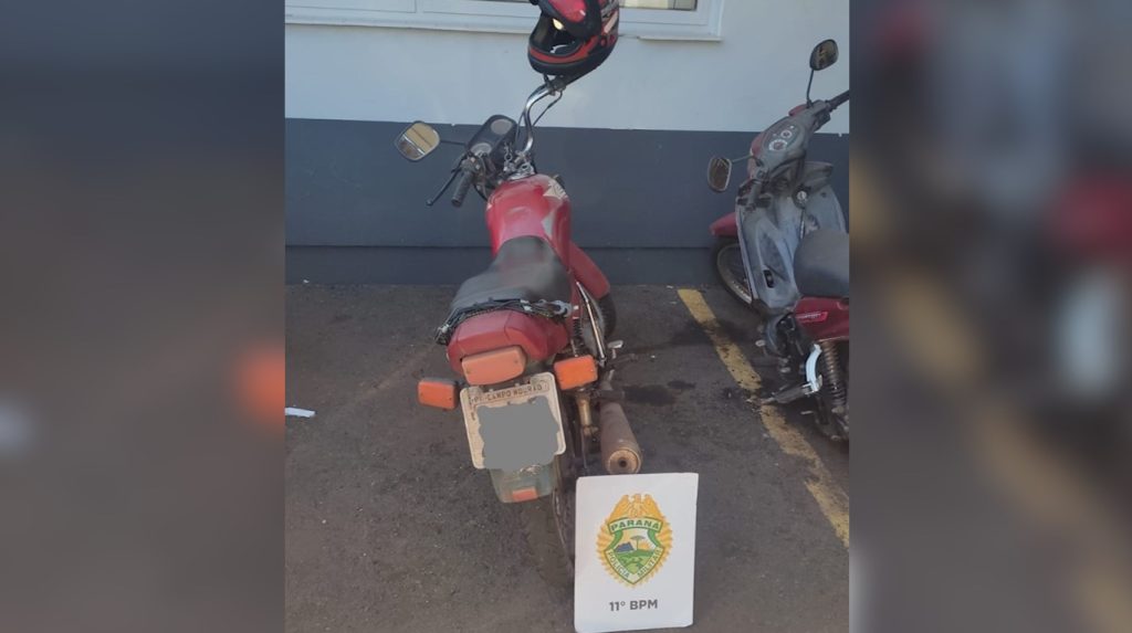 Após furtar moto, ladrão se arrepende e devolve veículo ao dono no Paraná