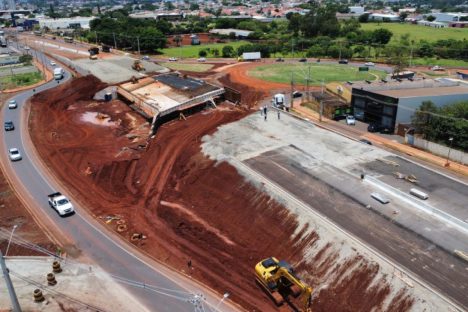 Imagem referente a Obras do Viaduto da PUC, em Londrina, chegam a 79,9%; entrega ocorrerá em breve