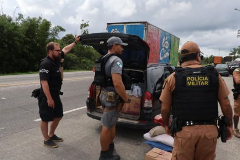 Imagem referente a Forças de segurança fazem operação integrada nas rodovias de acesso ao Litoral