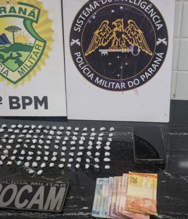 Imagem referente a Operação policial recupera moto furtada, apreende drogas e adolescente no 14 de Novembro