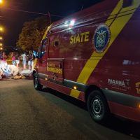 Imagem referente a Jovem motociclista fratura coxa em acidente no Bairro Verona