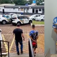 Imagem referente a Com camiseta filosófica, procurado pela Justiça é detido em Cascavel