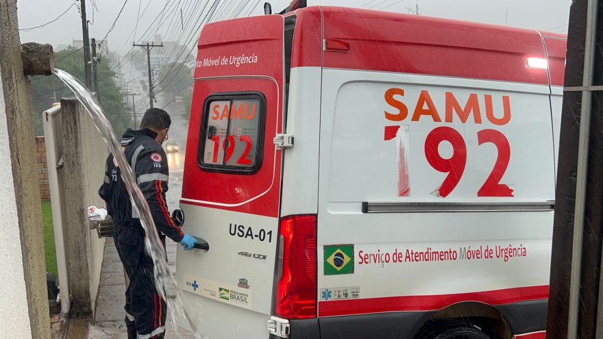 Homem em tratamento cardíaco desmaia e é socorrido pelo Samu