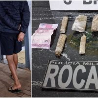 Imagem referente a Rocam apreende drogas e detém dupla em ação no Bairro Morumbi