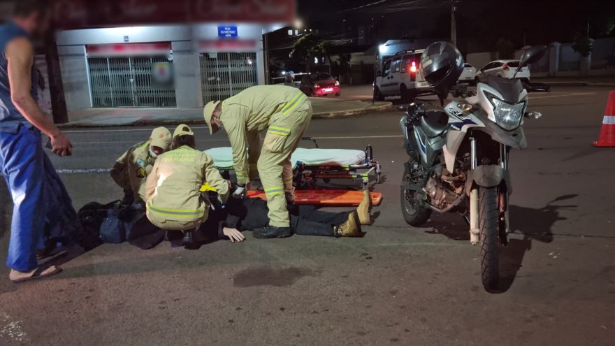 Homem fica ferido em acidente de trânsito no São Cristóvão