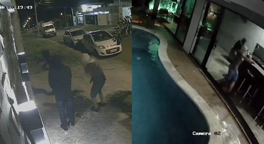 Vídeo mostra trio invadindo festa e matando Jhony Vitor Gomes dos Santos com mais de 50 tiros