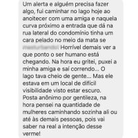 Imagem referente a Mulheres se deparam com homem nu cometendo ato obsceno no Lago de Cascavel