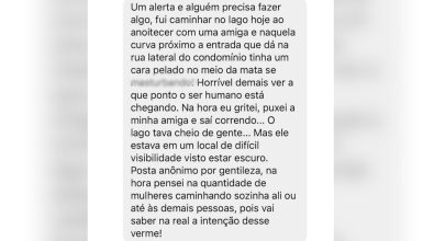 Imagem referente a Mulheres se deparam com homem nu cometendo ato obsceno no Lago de Cascavel