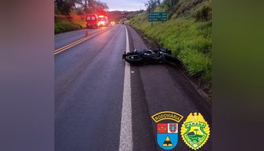 Imagem referente a Jovem que sofreu acidente na rodovia PR-180 morre no hospital