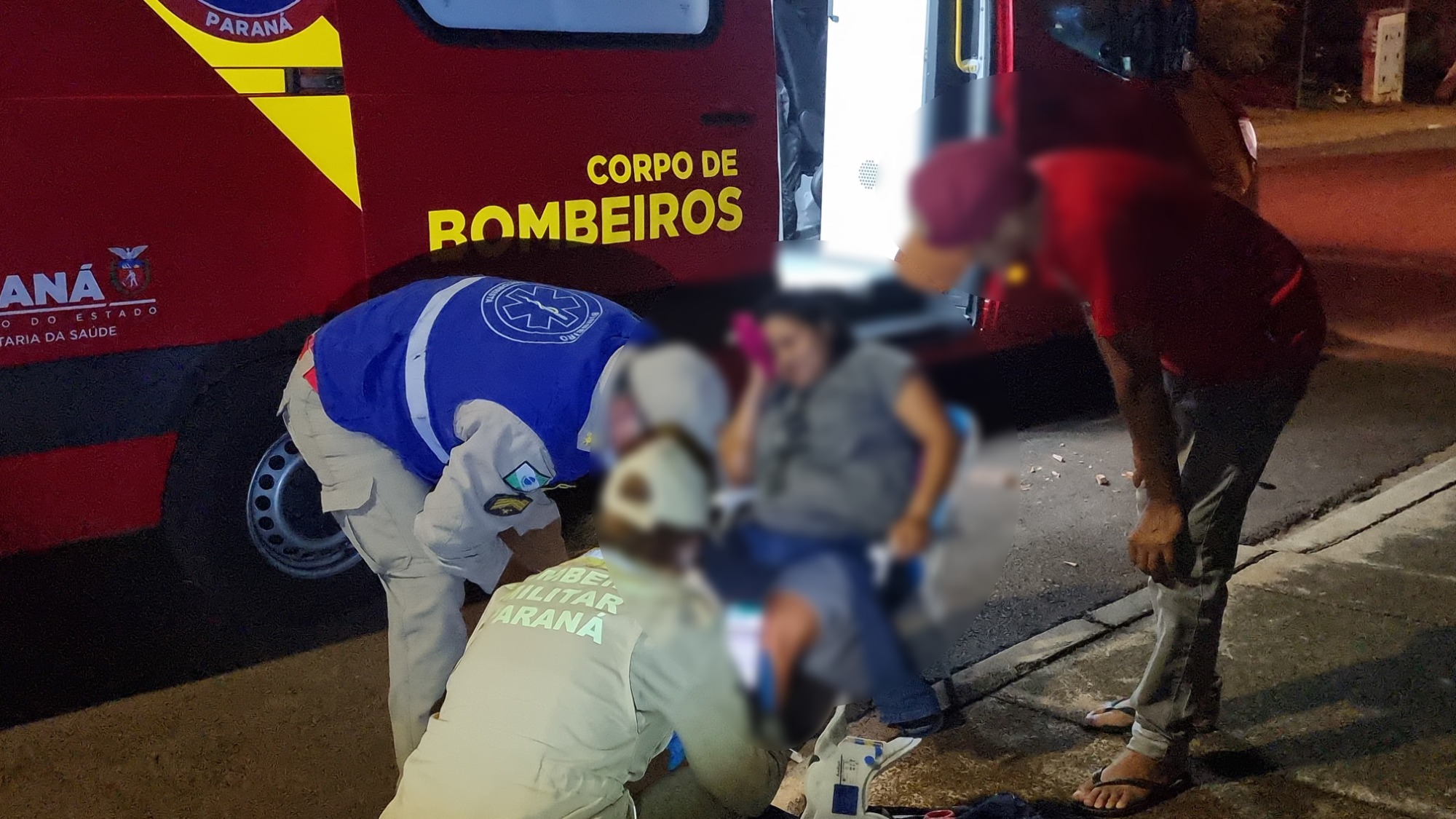Acidente doméstico: mulher sofre queda e é encaminhada à UPA Acidente doméstico: mulher sofre queda e é encaminhada à UPA