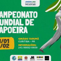 Imagem referente a Com atletas de 21 países, Paraná recebe 12º Campeonato Mundial de Capoeira