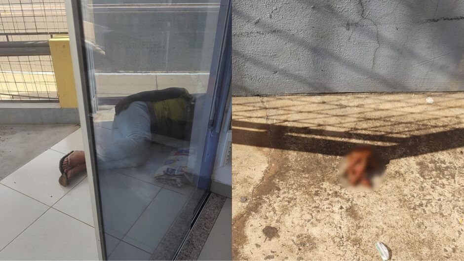 Mulher defeca em frente à farmácia pela segunda vez em uma semana Mulher defeca em frente à farmácia pela segunda vez em uma semana
