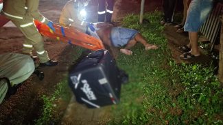 Jovem de 20 anos sofre múltiplos ferimentos em acidente no Bairro Coqueiral