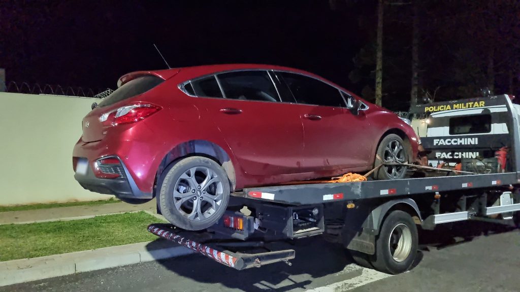 PM localiza em Lindoeste veículo Cruze furtado em Santa Tereza do Oeste