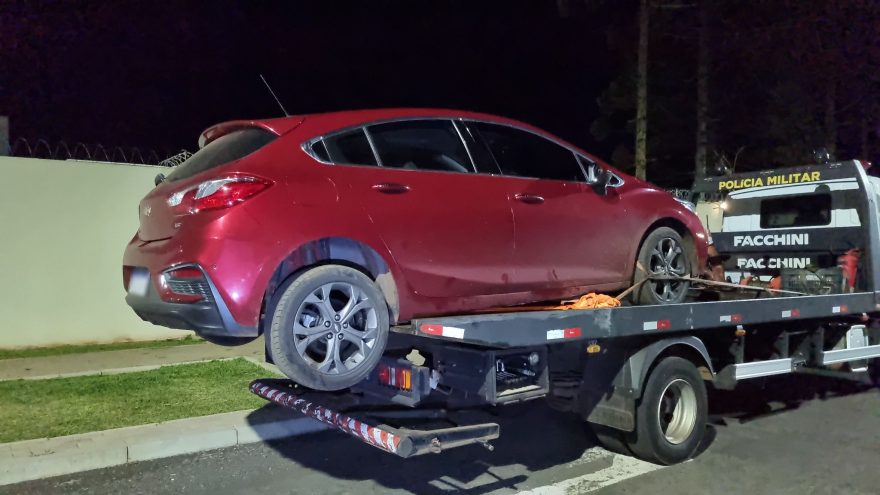 PM localiza em Lindoeste veículo Cruze furtado em Santa Tereza do Oeste
