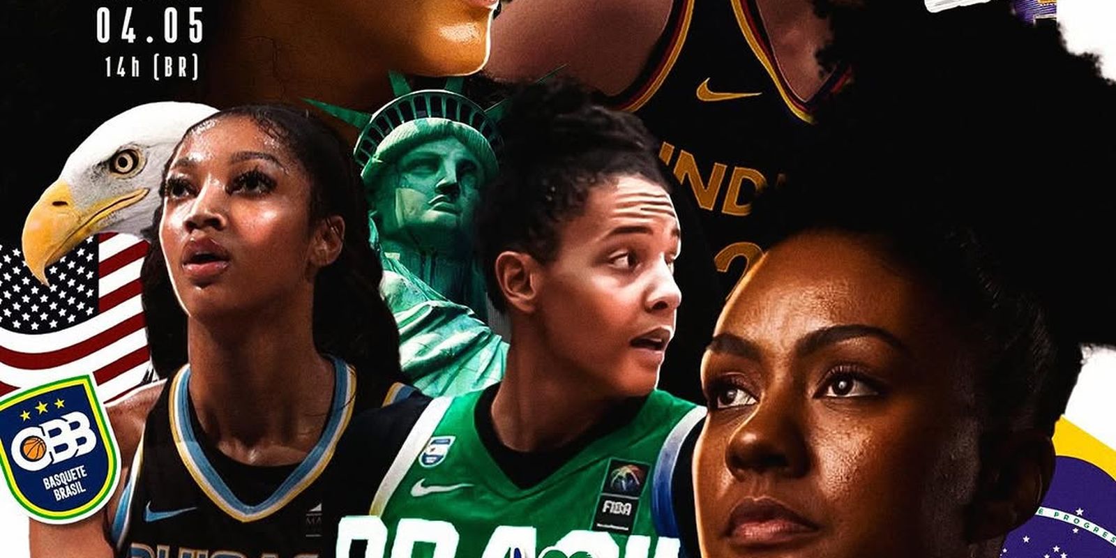 Seleção feminina de basquete fará amistosos com times da WNBA em maio Seleção feminina de basquete fará amistosos com times da WNBA em maio
