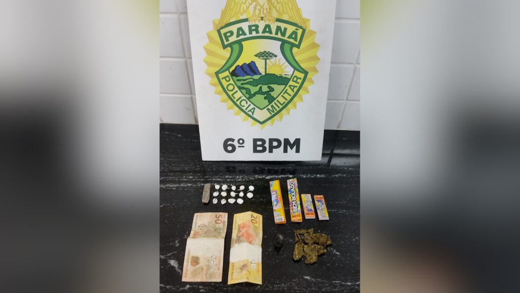 PM apreende porções de cocaína e maconha em ação no Bairro Periolo