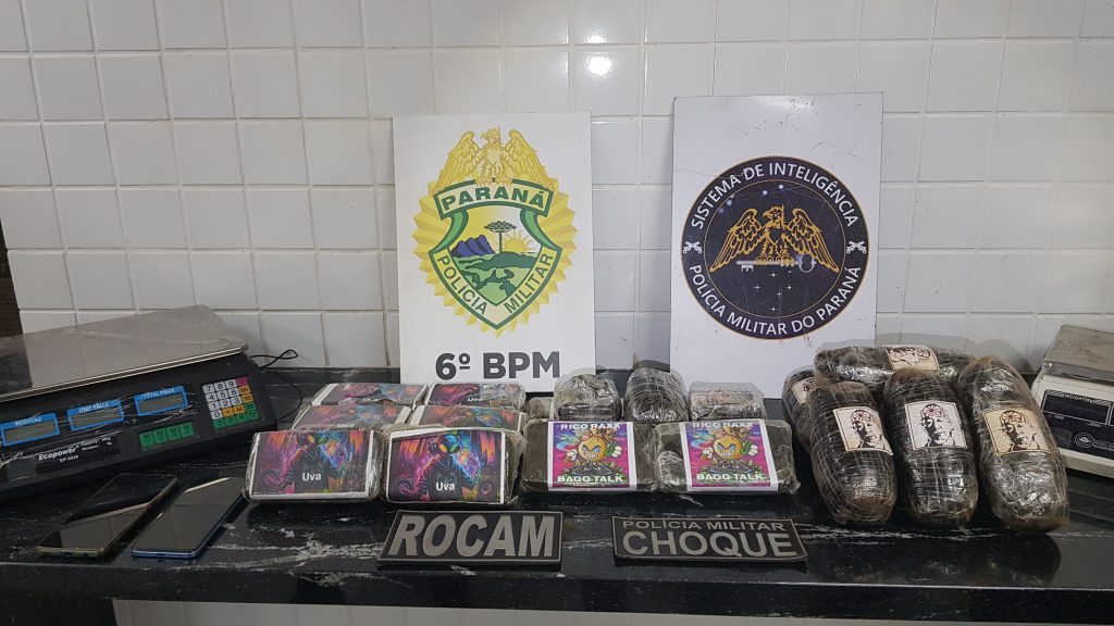 PM descobre ponto de tráfico e apreende 15 kg de haxixe em prostíbulo no Parque São Paulo