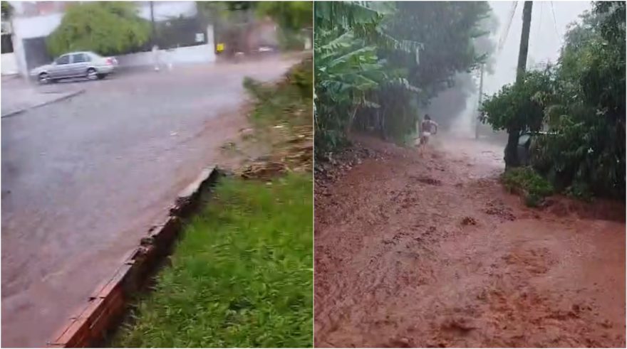 Cascavel debaixo d’água: chuvas causam alagamentos e transtornos à população