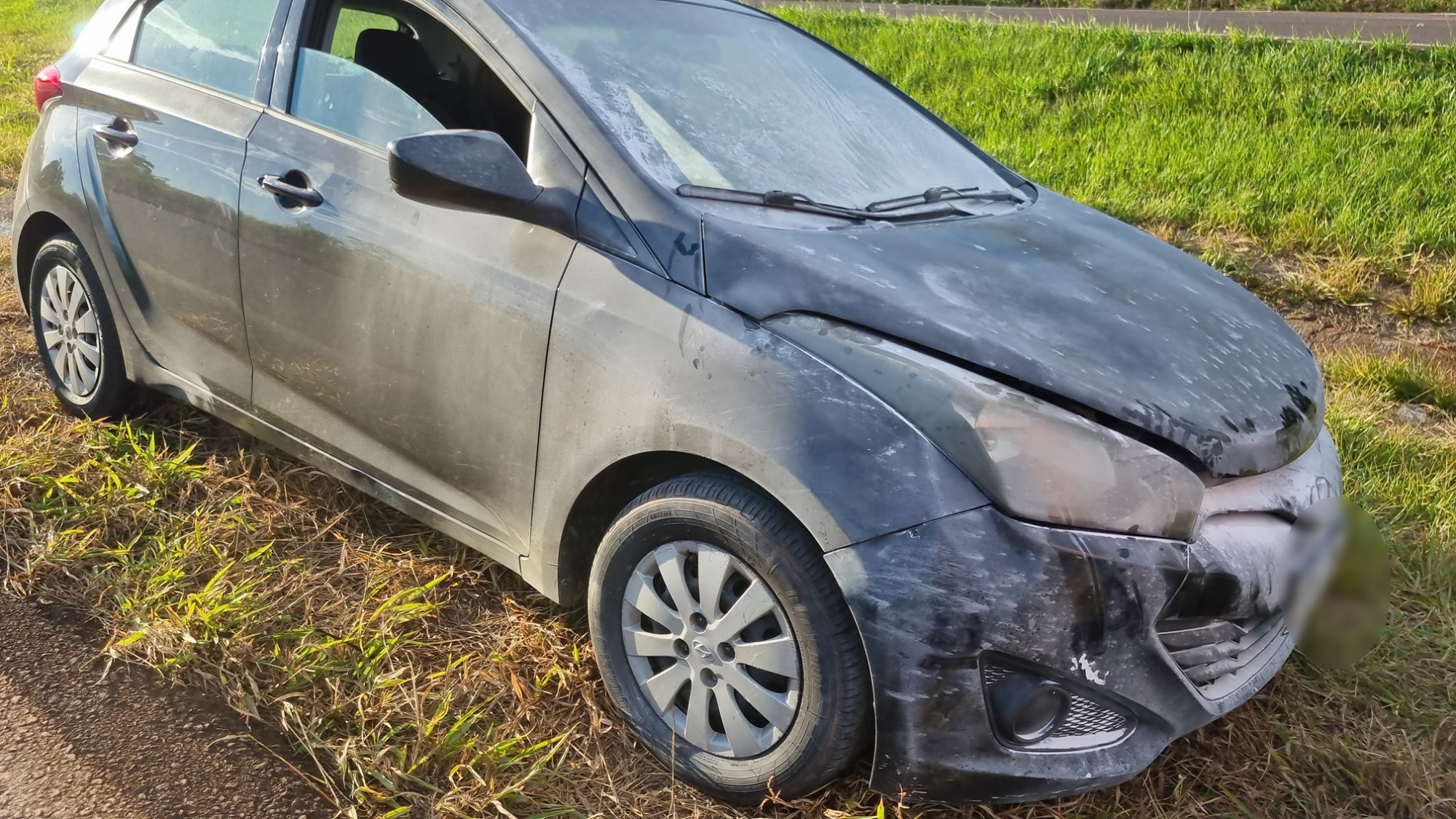 Incêndio em movimento: motorista e turistas unem forças para combater chamas em veículo na BR-163