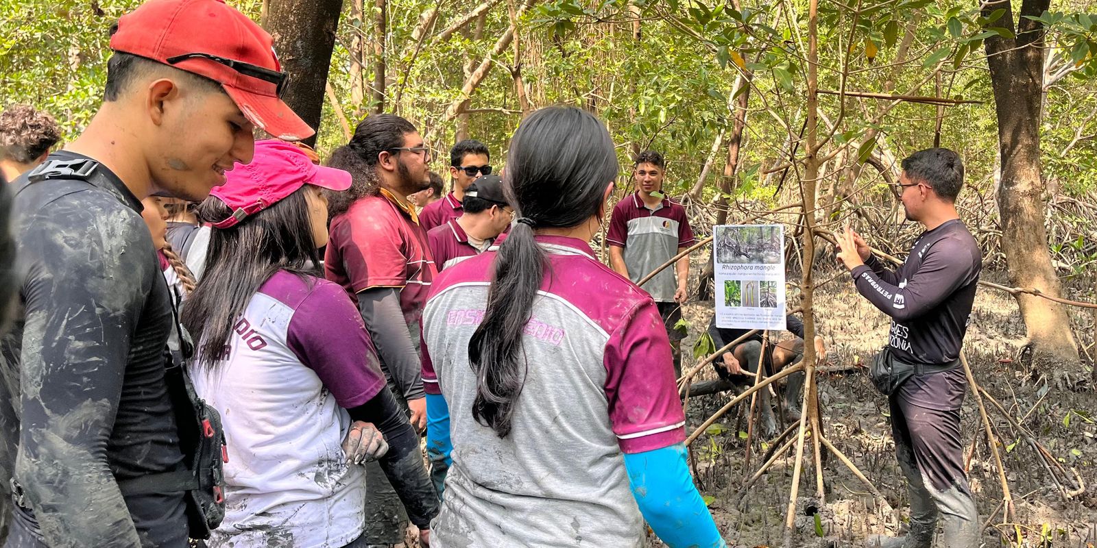 Educação ambiental aproxima estudantes do maior manguezal do planeta Educação ambiental aproxima estudantes do maior manguezal do planeta