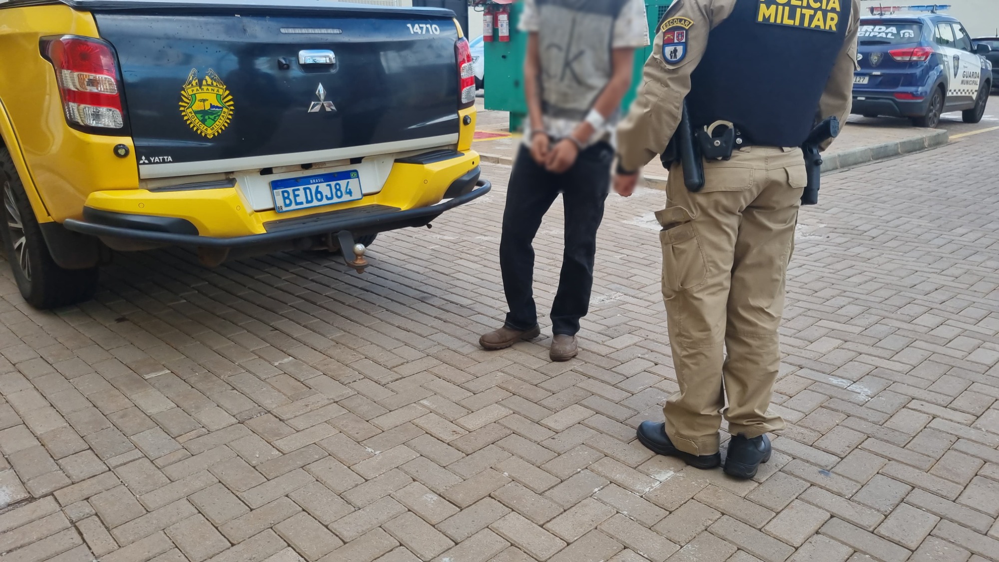 Suspeito de furto é hospitalizado e, após melhora, encaminhado à delegacia Suspeito de furto é hospitalizado e, após melhora, encaminhado à delegacia