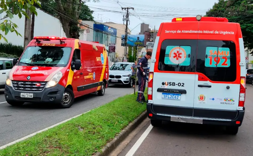 Motorista de BMW passa mal e é socorrido em estado grave