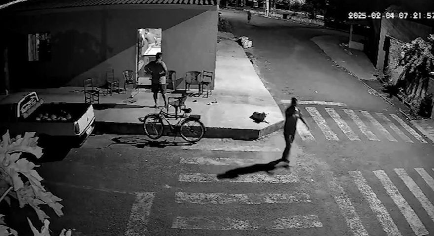 Vídeo mostra agressão com facão em Quedas do Iguaçu
