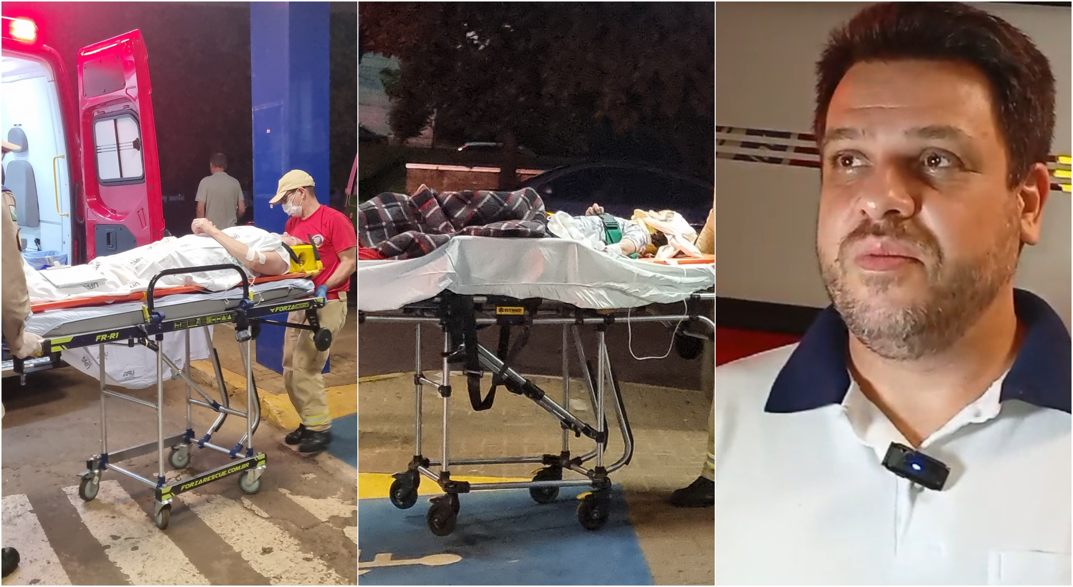 Médico dá detalhes sobre atendimento de mulher e criança feridas em acidente