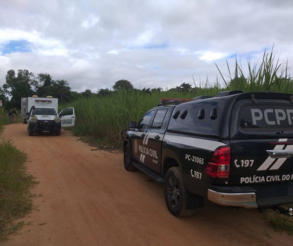 Homem é morto a tiros em Cruzeiro do Oeste e corpo é deixado em estrada rural