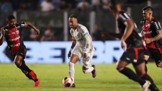 Neymar reestreia, mas Santos empata com o Botafogo-SP